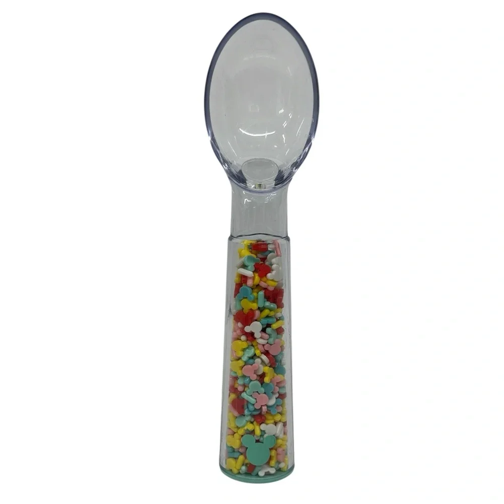 Disney Parks Acrylic Confetti Ice Cream Scoop Mickey Mouse Pastel Colors 7.25